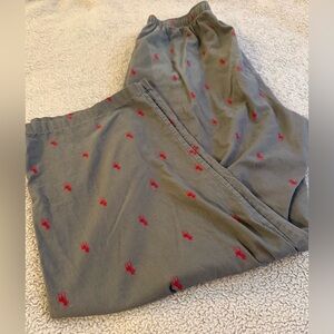 Polo by Ralph Lauren Gray and Red Sleep Pants